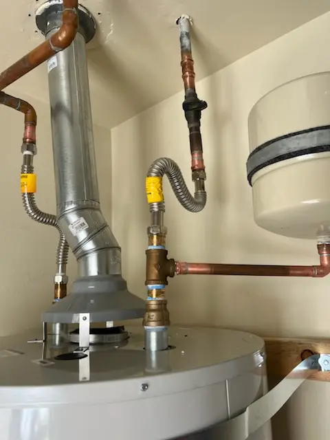 Water heater installation and plumbing repair in Tobin Hill